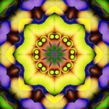 Soyut şekiller desen kaotik yerleşim