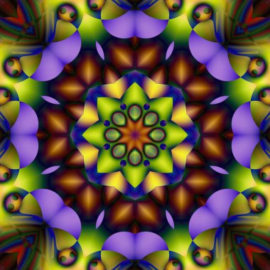 Soyut şekiller desen kaotik yerleşim