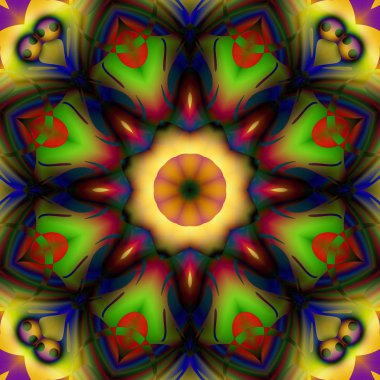 Soyut şekiller desen kaotik yerleşim