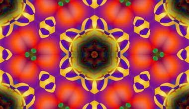 Soyut şekiller desen kaotik yerleşim