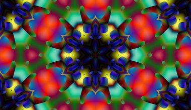 Soyut şekiller desen kaotik yerleşim