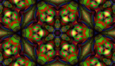 Soyut şekiller desen kaotik yerleşim