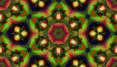 Soyut şekiller desen kaotik yerleşim