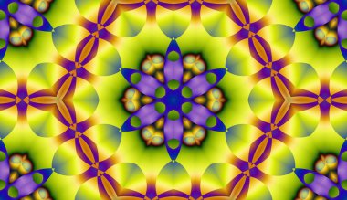 Soyut şekiller desen kaotik yerleşim