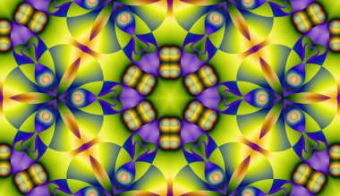 Soyut şekiller desen kaotik yerleşim