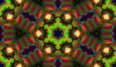 Soyut şekiller desen kaotik yerleşim