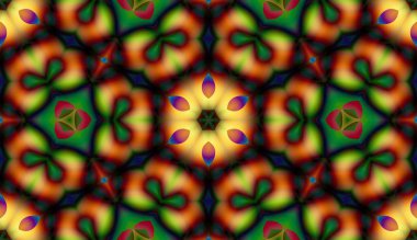 Soyut şekiller desen kaotik yerleşim