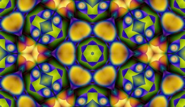 Soyut şekiller desen kaotik yerleşim