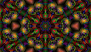 Soyut şekiller desen kaotik yerleşim