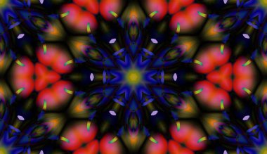 Soyut şekiller desen kaotik yerleşim