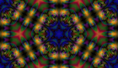 Soyut şekiller desen kaotik yerleşim