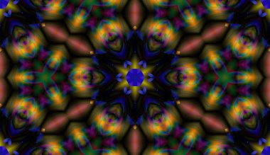 Soyut şekiller desen kaotik yerleşim