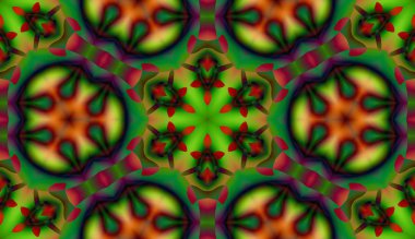 Soyut şekiller desen kaotik yerleşim