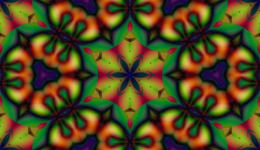 Soyut şekiller desen kaotik yerleşim