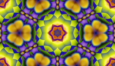 Soyut şekiller desen kaotik yerleşim