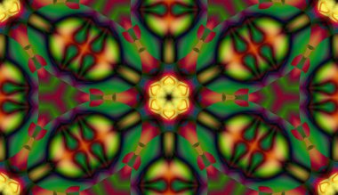 Soyut şekiller desen kaotik yerleşim