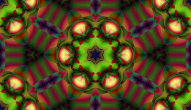 Soyut şekiller desen kaotik yerleşim