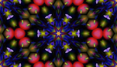 Soyut şekiller desen kaotik yerleşim