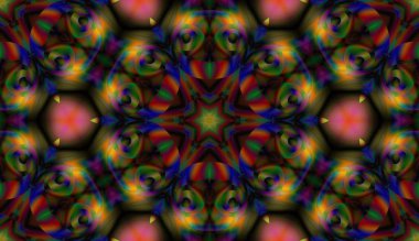 Soyut şekiller desen kaotik yerleşim