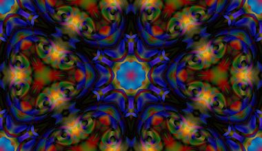 Soyut şekiller desen kaotik yerleşim