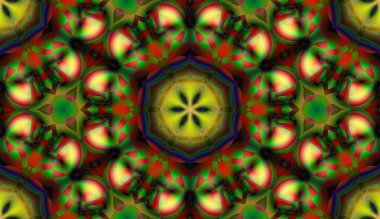 Soyut şekiller desen kaotik yerleşim