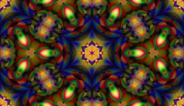 Soyut şekiller desen kaotik yerleşim