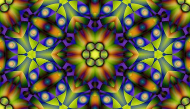 Soyut şekiller desen kaotik yerleşim