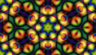 Soyut şekiller desen kaotik yerleşim