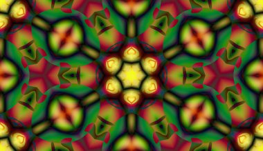 Soyut şekiller desen kaotik yerleşim