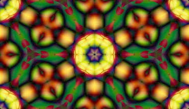 Soyut şekiller desen kaotik yerleşim