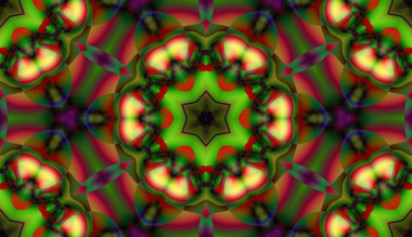 Soyut şekiller desen kaotik yerleşim