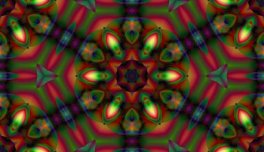 Soyut şekiller desen kaotik yerleşim