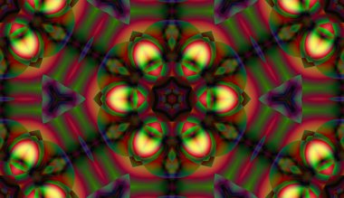 Soyut şekiller desen kaotik yerleşim