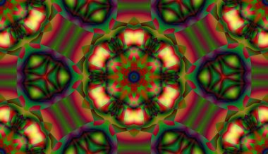 Soyut şekiller desen kaotik yerleşim