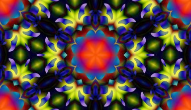 Soyut şekiller desen kaotik yerleşim