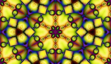 Soyut şekiller desen kaotik yerleşim