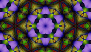 Soyut şekiller desen kaotik yerleşim