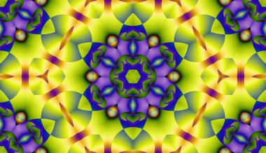 Soyut şekiller desen kaotik yerleşim