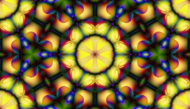 Soyut şekiller desen kaotik yerleşim