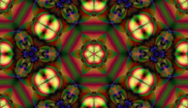 Soyut şekiller desen kaotik yerleşim