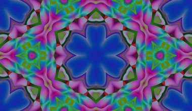 Soyut şekiller desen kaotik yerleşim