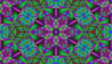 Soyut şekiller desen kaotik yerleşim