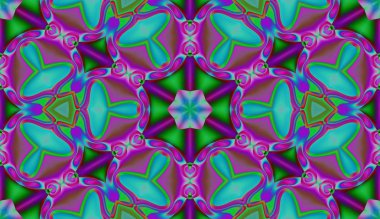 Soyut şekiller desen kaotik yerleşim