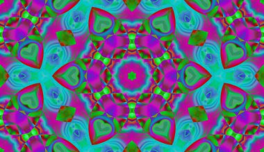 Soyut şekiller desen kaotik yerleşim