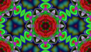 Soyut şekiller desen kaotik yerleşim