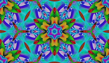 Soyut şekiller desen kaotik yerleşim