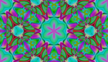 Soyut şekiller desen kaotik yerleşim