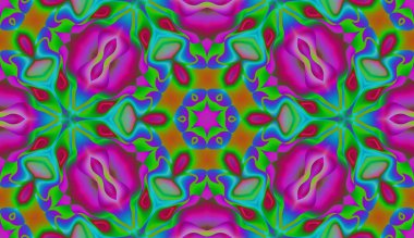 Soyut şekiller desen kaotik yerleşim