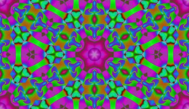 Soyut şekiller desen kaotik yerleşim