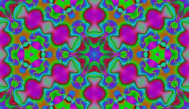 Soyut şekiller desen kaotik yerleşim